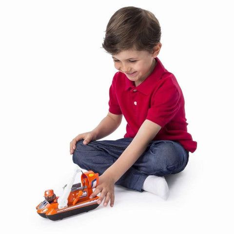 Spin Master -Figurina Zuma cu Barca de Salvare Ultimate Rescue, Patrula Catelusilor