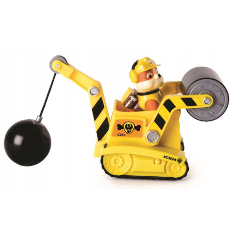 Spin Master - Figurina cu Autovehicul Buldozerul lui Rubble Patrula Catelusilor