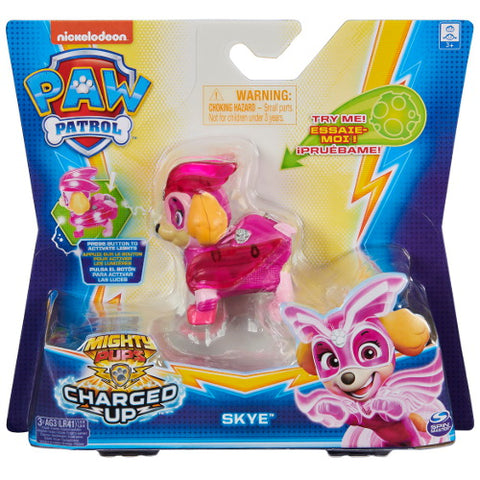 Spin Master - Figurina Luminoasa Skye Charged Up Patrula Catelusilor