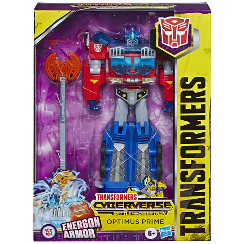 Hasbro - Figurina Transformers Cyberverse Ultimate Class Optimus Prime