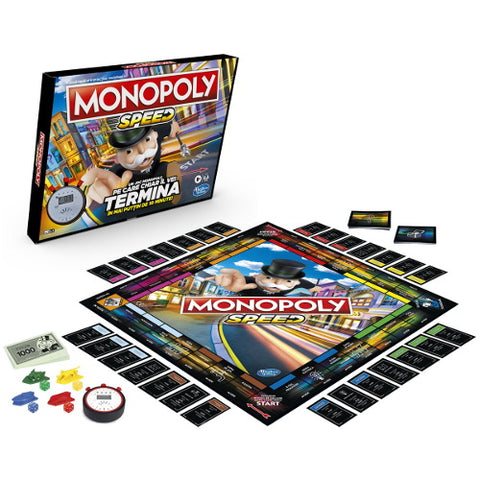 Hasbro - Joc de Societate Monopoly Speed