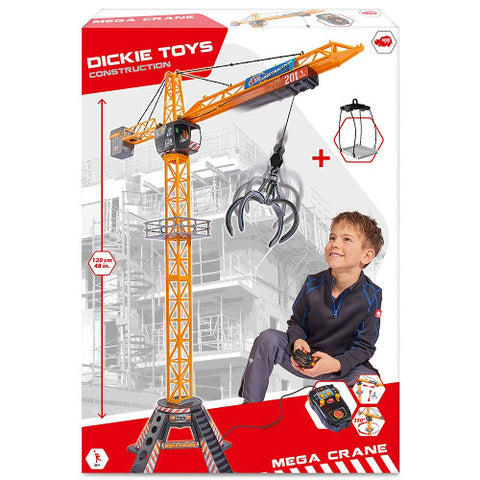 Dickie Toys - Jucarie Macara Mega Crane cu Telecomanda