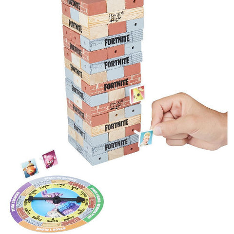 Hasbro - Joc de Dexteritate Jenga Fortnite