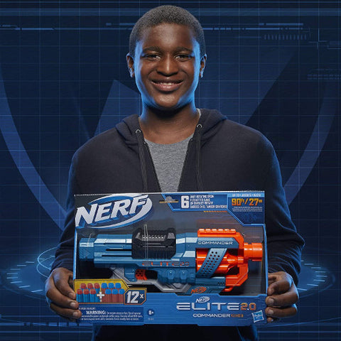 Hasbro - Blaster Nerf Elite 2.0 Comander RD-6