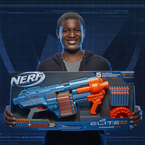 Hasbro - Blaster Nerf Elite 2.0 Shockwave Rd-15