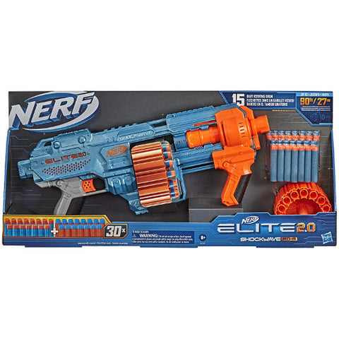 Hasbro - Blaster Nerf Elite 2.0 Shockwave Rd-15