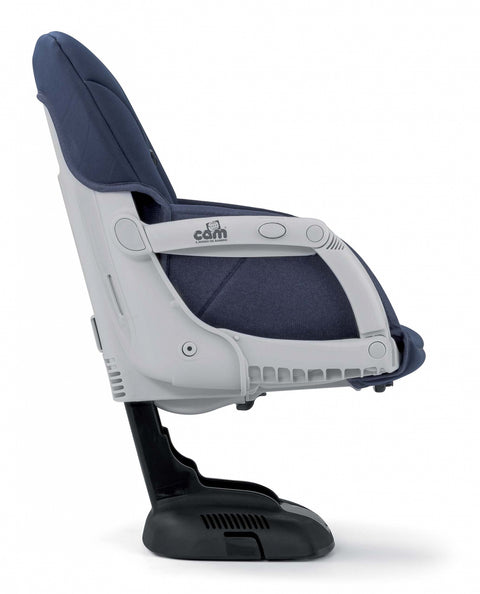 Scaun de Masa CAM Seat Idea, Inaltime Ajustabila, Varsta 6-36 luni, Pliabil, Centura de Siguranta in 5 Puncte, Gri