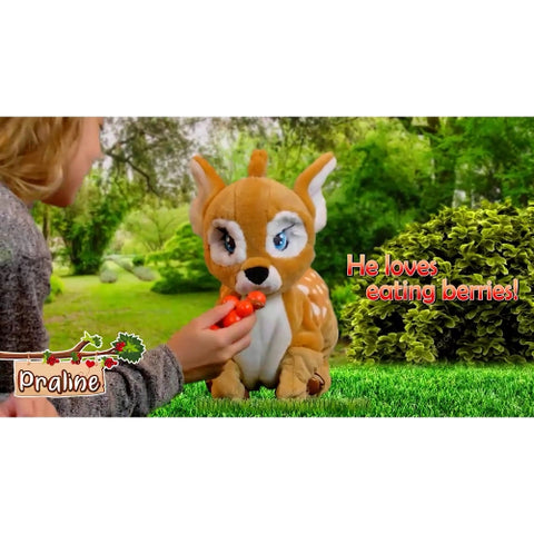 Giochi Preziosi - Jucarie Interactiva de Plus Caprioara Praline Emotion Pets Cry