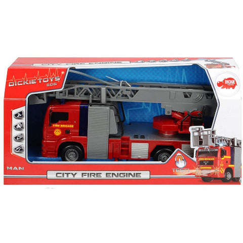 Dickie Toys - Masina de Pompieri Man City Fire Engine