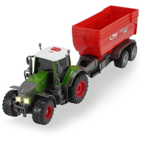 Dickie Toys - Tractor Fendt 939 Vario cu Remorca 41 cm