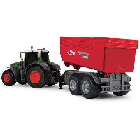 Dickie Toys - Tractor Fendt 939 Vario cu Remorca 41 cm