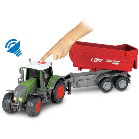 Dickie Toys - Tractor Fendt 939 Vario cu Remorca 41 cm