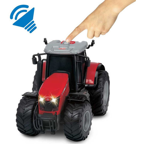 Dickie Toys - Tractor Massey Ferguson MF 8737 cu Remorca 42 cm