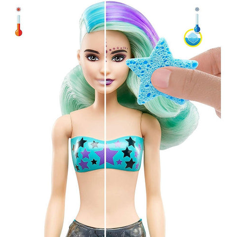Papusa Barbie by Mattel Color Reveal Wave Sirena Surpriza