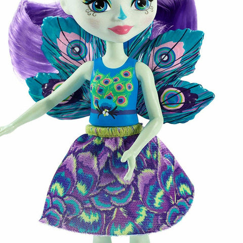 Enchantimals - Papusa Enchantimals by Mattel Patter Peacock cu Figurina