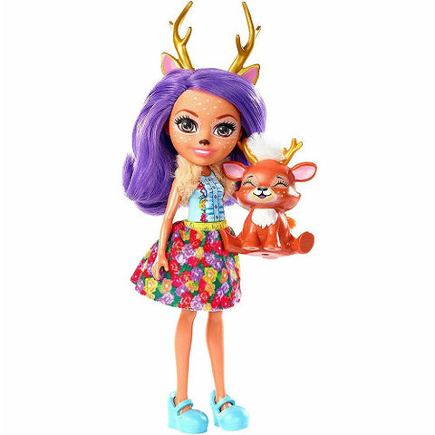 Enchantimals  - Papusa Enchantimals by Mattel Danessa Deer cu Figurina