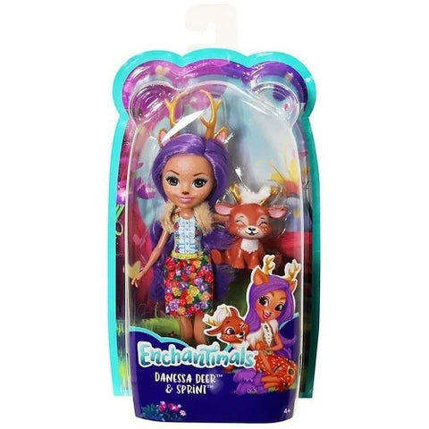 Enchantimals  - Papusa Enchantimals by Mattel Danessa Deer cu Figurina