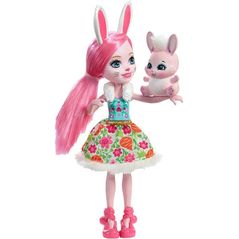 Enchantimals  - Papusa Enchantimals by Mattel Bree Bunny cu Figurina
