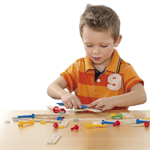 Eichhorn - Set de Constructie din Lemn Big Loc, 100 piese