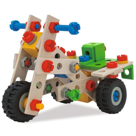 Eichhorn - Set de Constructie din Lemn ATV, 100 piese