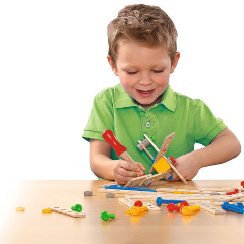 Eichhorn - Set de Constructie din Lemn ATV, 100 piese