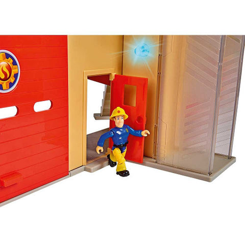 Simba - Jucarie Statie de Pompieri Fireman Sam, Sam Ultimate Firestation XXL cu Figurina si Accesorii