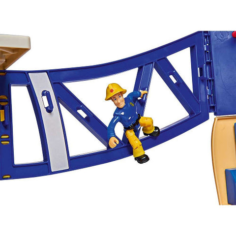 Simba - Jucarie Statie de Pompieri Fireman Sam, Sam Ultimate Firestation XXL cu Figurina si Accesorii