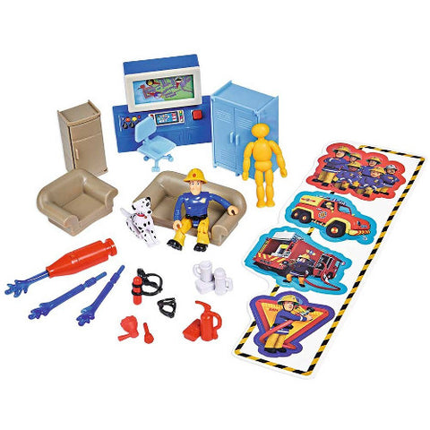 Simba - Jucarie Statie de Pompieri Fireman Sam, Sam Ultimate Firestation XXL cu Figurina si Accesorii