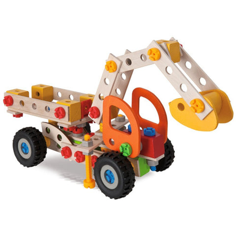 Eichhorn - Set de Constructie din Lemn Constructor Biplane,85 piese