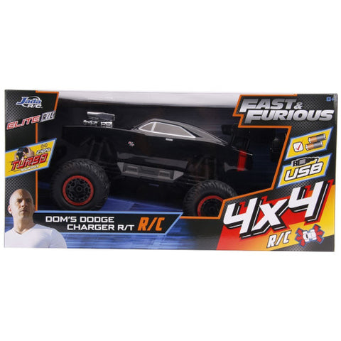 Jada Toys - Masina cu Telecomanda Fast and Furious Dodge Charger 1970 4x4
