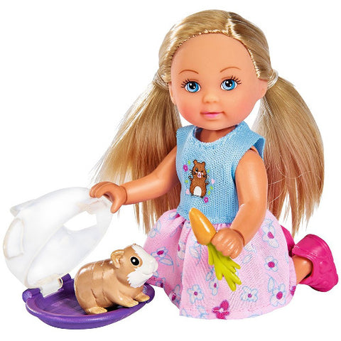 Simba  - Papusa Evi Love Doctor Evi Guinea Pig 12 cm cu Accesorii