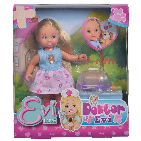 Simba  - Papusa Evi Love Doctor Evi Guinea Pig 12 cm cu Accesorii