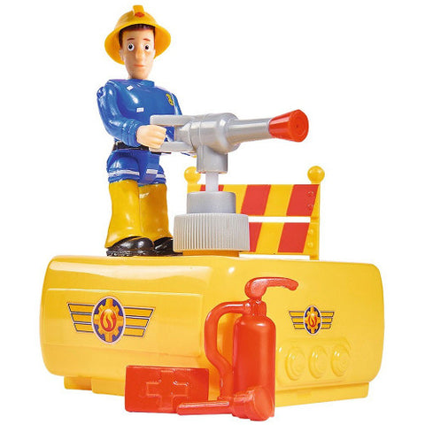 Simba - Masina de Pompieri Fireman Sam Venus cu Remorca, Figurina si Accesorii