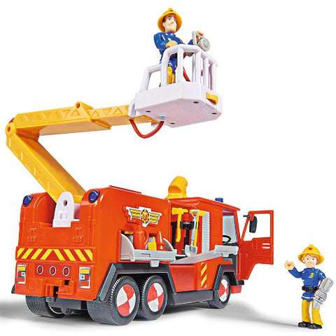 Simba - Masina de Pompieri Fireman Sam Mega Deluxe Jupiter cu 2 Figurine si Accesorii