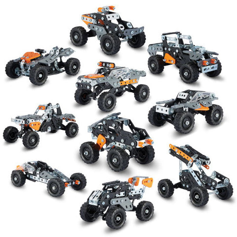Spin Master - Set Constructie Meccano  Camioneta de Curse 10 in 1
