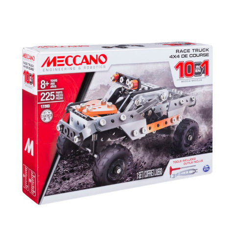 Spin Master - Set Constructie Meccano  Camioneta de Curse 10 in 1