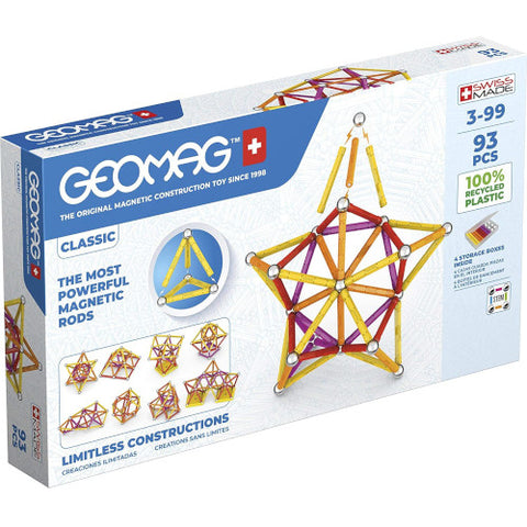 Geomag - Set Constructie Magnetic Green Line Classic 93 Piese