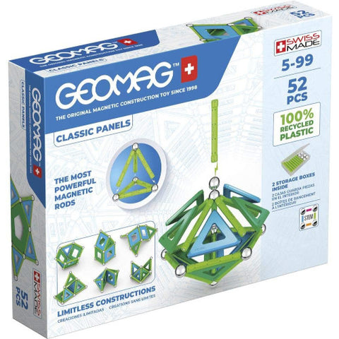 Geomag - Set Constructie Magnetic Green Line Classic 52 Piese