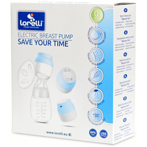 Lorelli - Pompa de San Electrica Save Your Time cu Display LED,  si 2 Moduri de Functionare