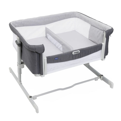 Patut atasabil pentru gemeni Chicco Next 2 Me Twins, MagnetGrey (Gri), 0luni+