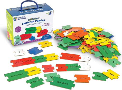 Set activitati educative - Puzzle cu propozitii (lb.engleza)