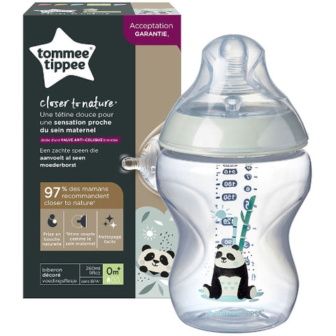 Tommee Tippee - Biberon Closer to Nature Ursuleti Panda 260 ml