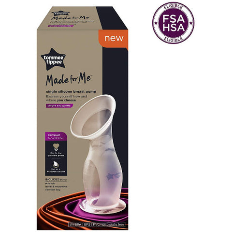 Tommee Tippee - Pompa de San Manuala din Silicon Made for Me