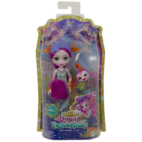 Enchantimals  - Papusa Enchantimals by Mattel Maura Mermaid cu Figurina Glide