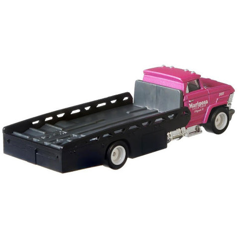 Hot Wheels - Camion Hot Wheels by Mattel Car Culture Horizon Hauler cu Masina Dodge Dart