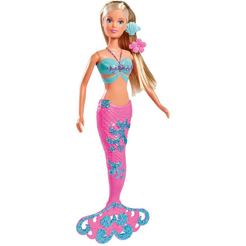 Simba - Papusa Steffi Love Mermicorn 29 cm cu Figurina si Accesorii