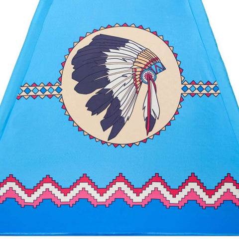 Playto - Cort pentru Copii Teepee Indian Albastru