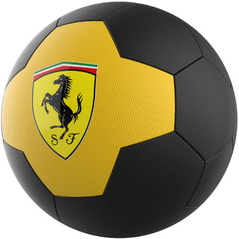 Mesuca - Minge de Fotbal Ferrari Galben / Negru Marimea 5