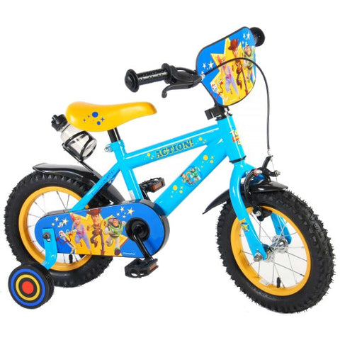 Volare - Bicicleta Toy Story 12 inch cu Frana de Mana si Sticla Apa