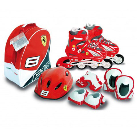 Saica - Set Role cu Accesorii Protectie Ferrari Marime Reglabila 39-42